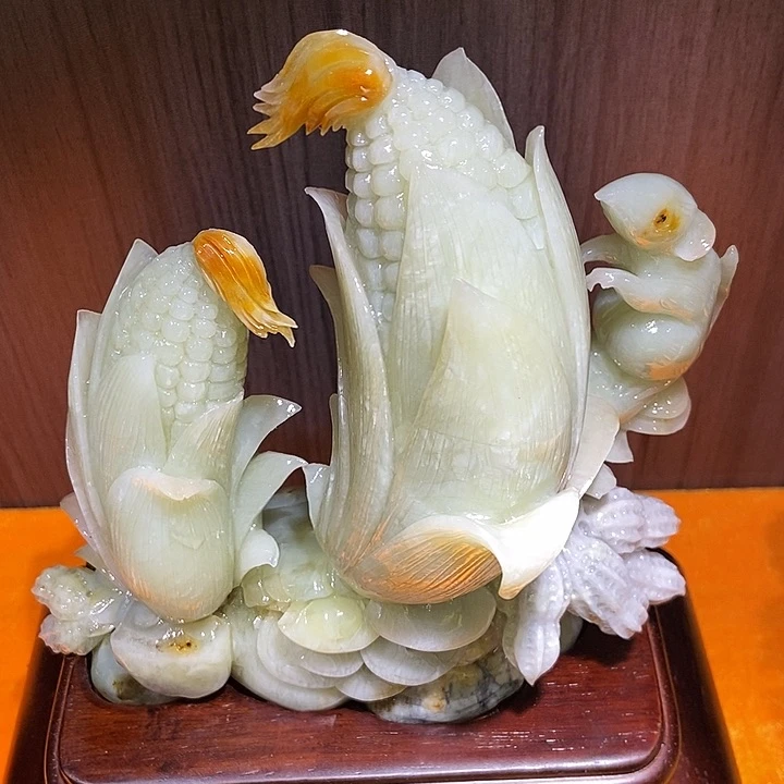 蛇纹石玉（覆膜）珠宝奇石合金