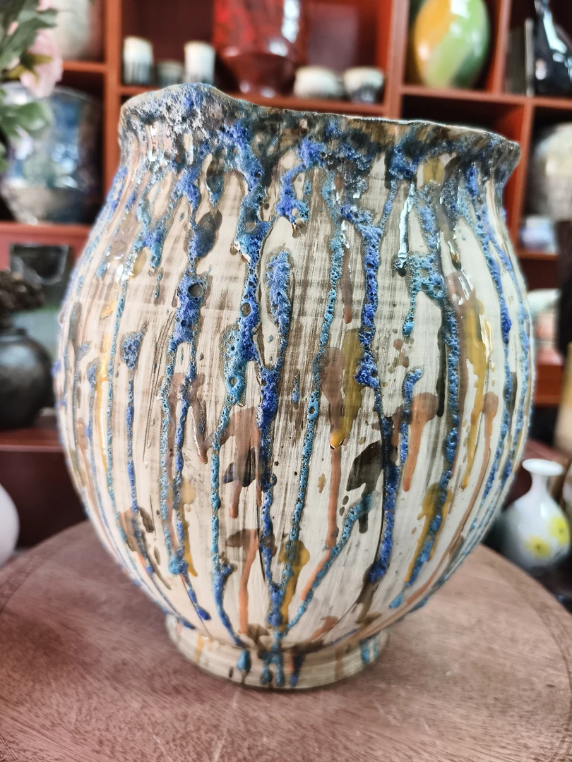 景德镇手工陶瓷花盆