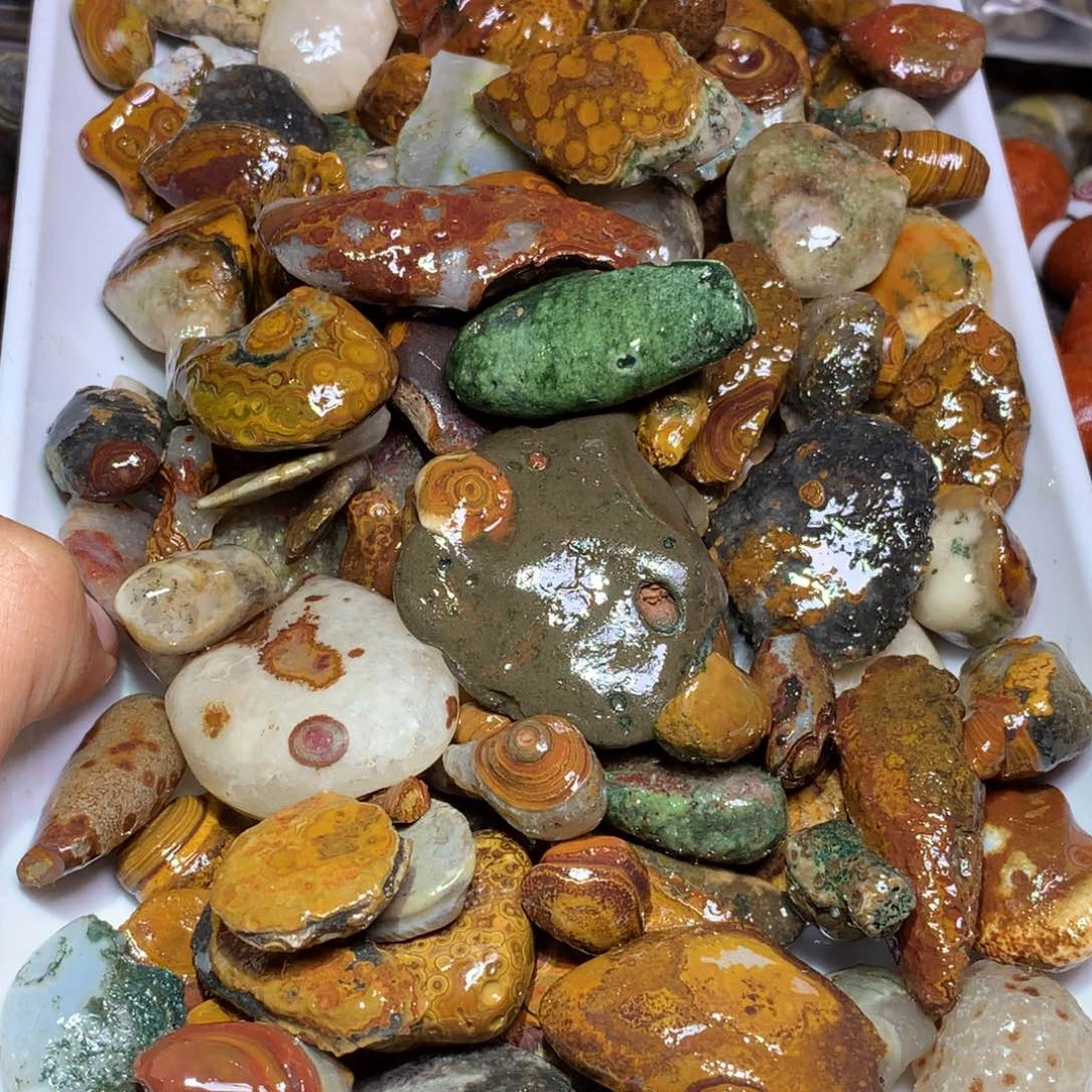 未镶嵌玛瑙/玉髓珠宝半成品