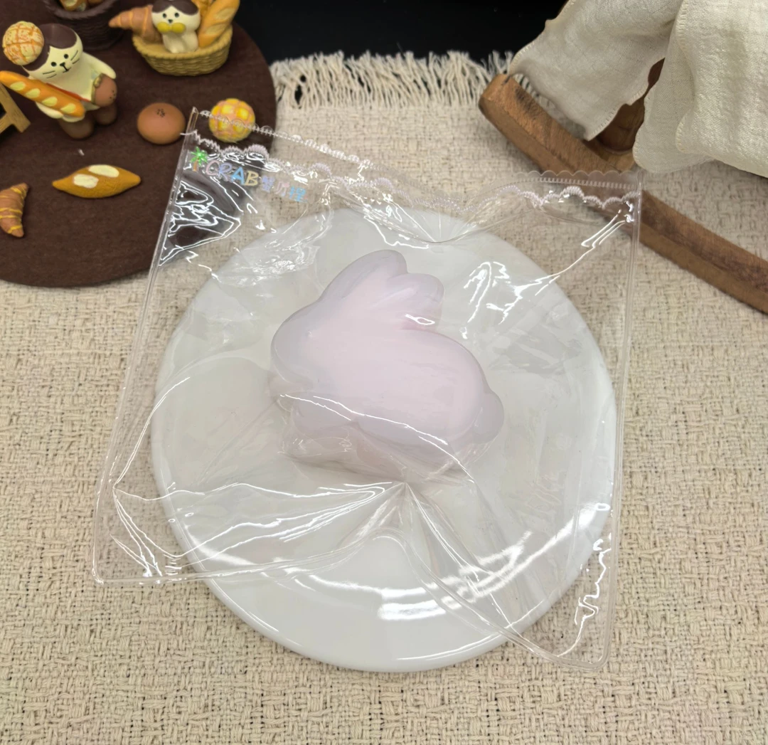 【CRAB蟹贝捏草莓冰皮月饼干酪泥】食品级硅胶手工捏捏 现货现发