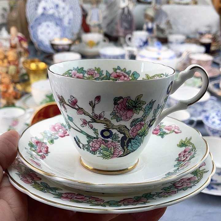 中古欧瓷瓷器小房子