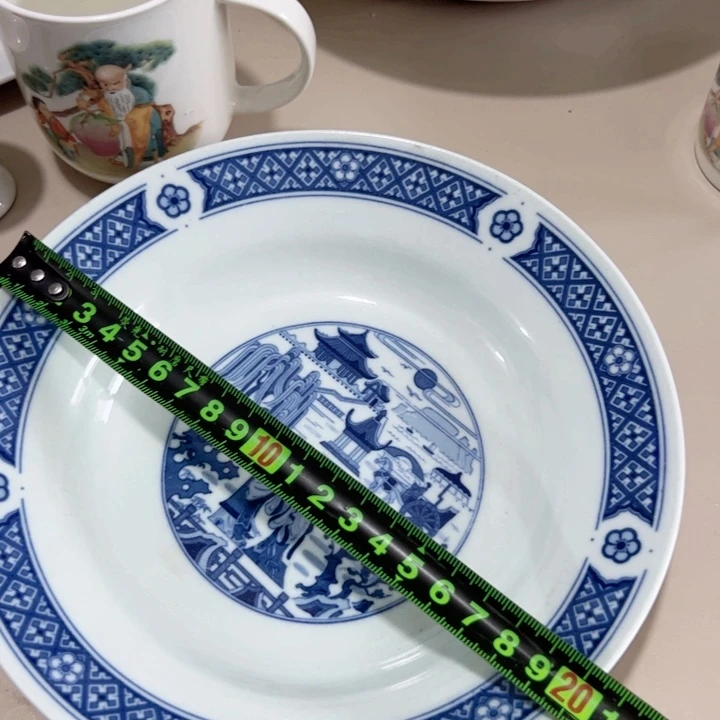 瓷片陶瓷制品人物故事盘