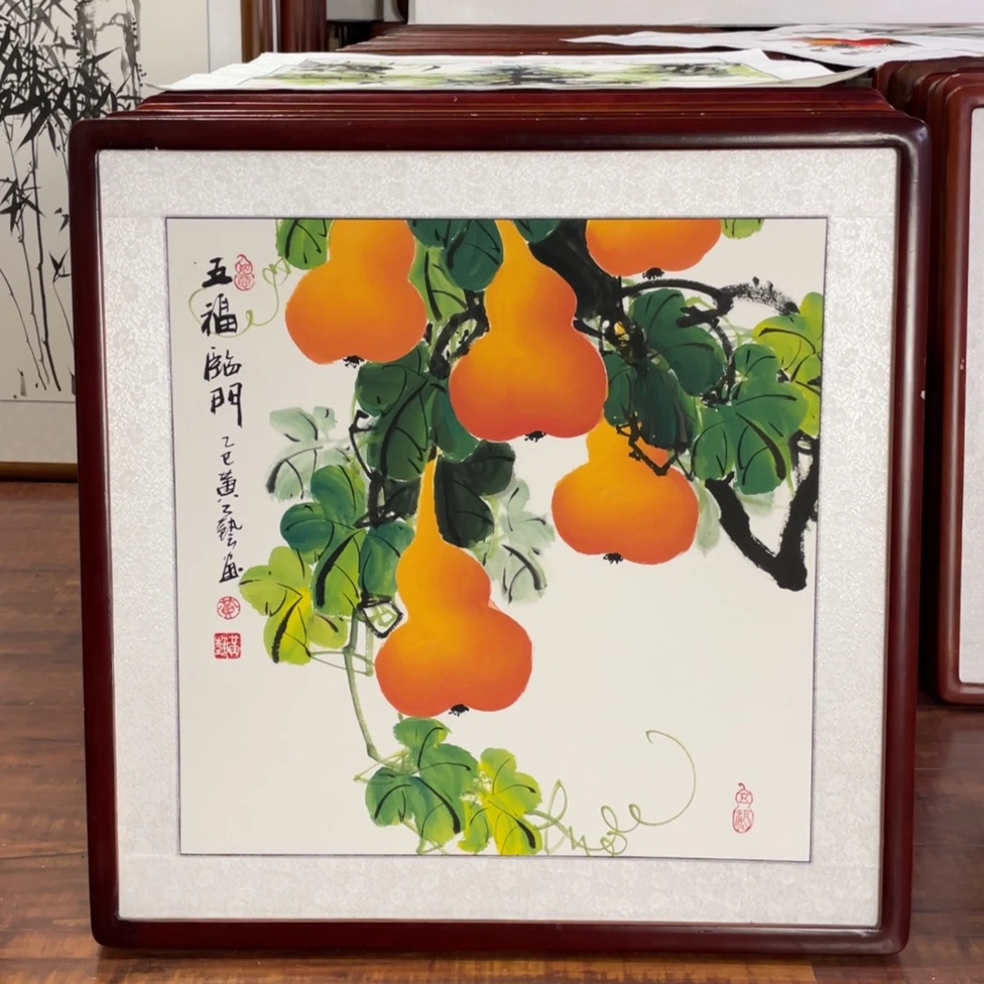 国画带框尺寸63*63厘米