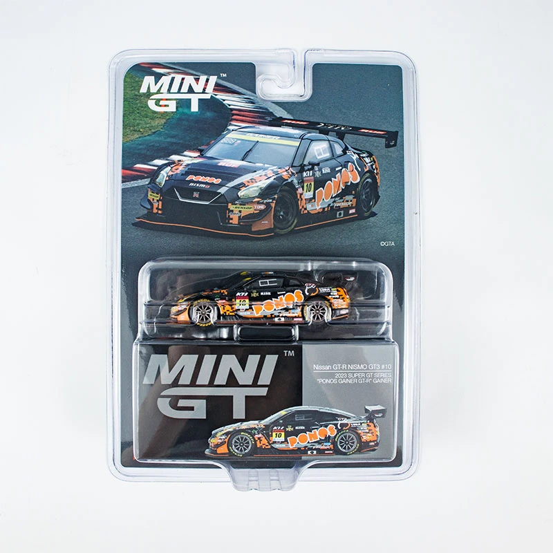 MINIGT车模 1:64 合金 日版 860号 GTR R35 GT3 小比例汽车模型车