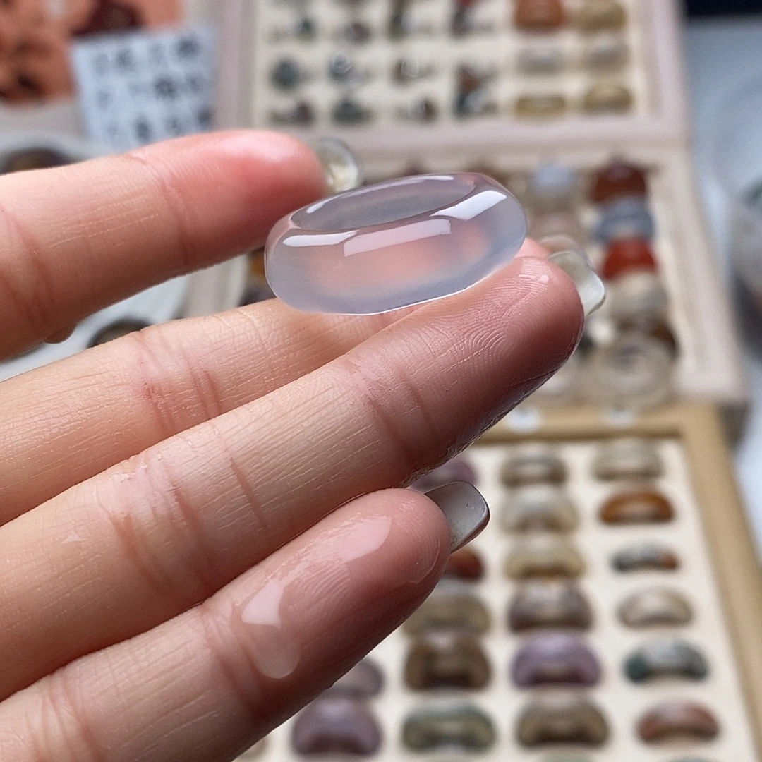 玛瑙/玉髓未镶嵌戒指A 41不退换港16
