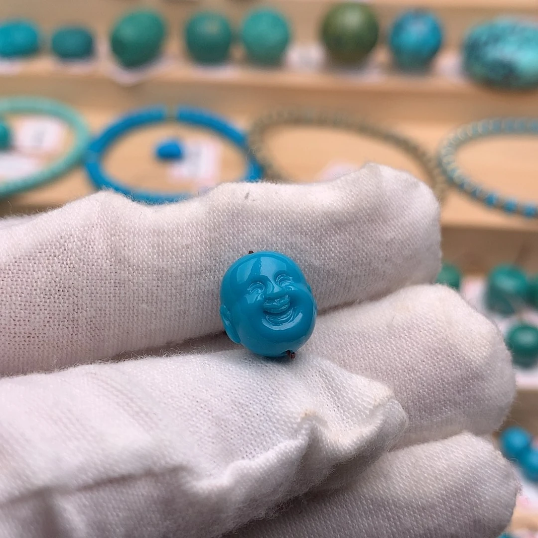 未镶嵌绿松石耳饰