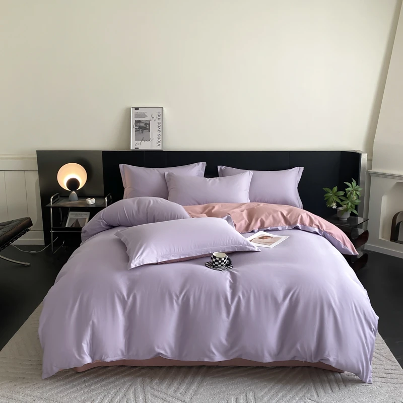轻奢70支四件套纯棉全棉2024新款高级感主卧室被套床单笠床上用品