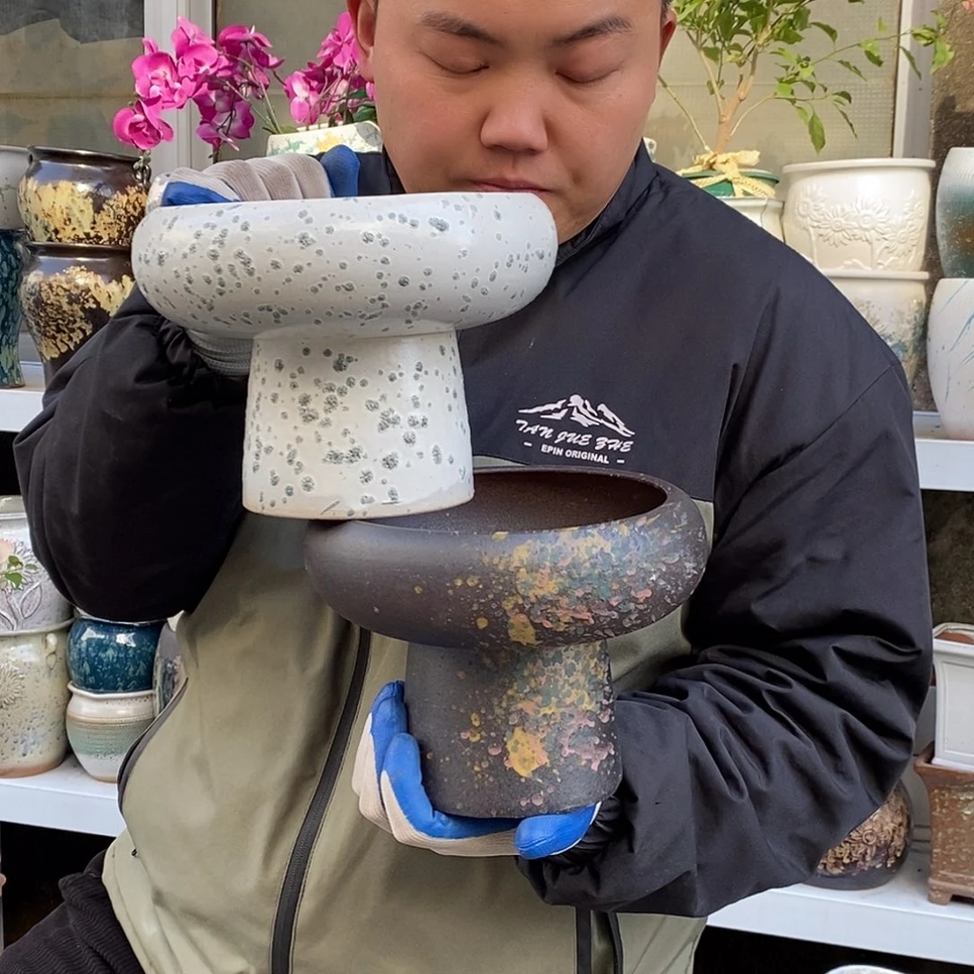 花盆紫砂口18感16福利