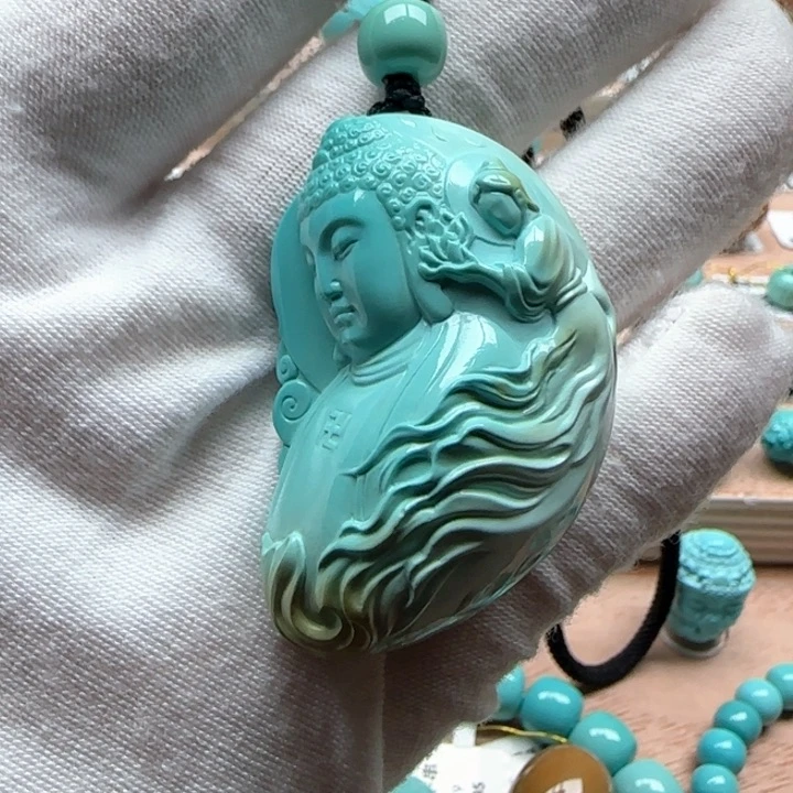 未镶嵌绿松石珠宝奇石