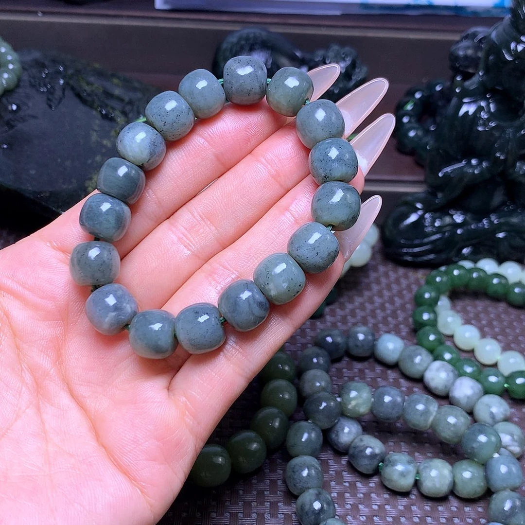 未镶嵌手串和田玉卡12