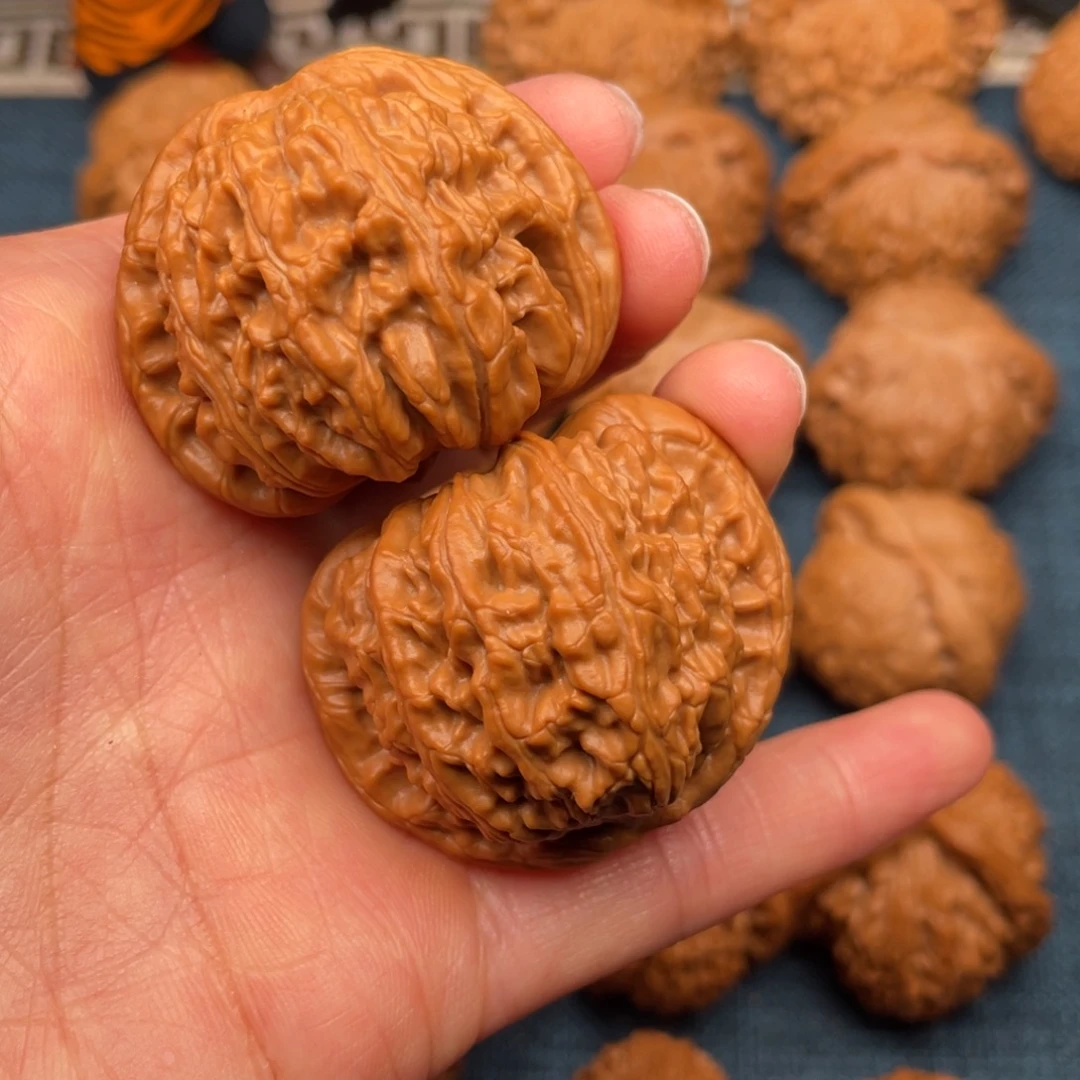 把件文玩核桃41全品闷白