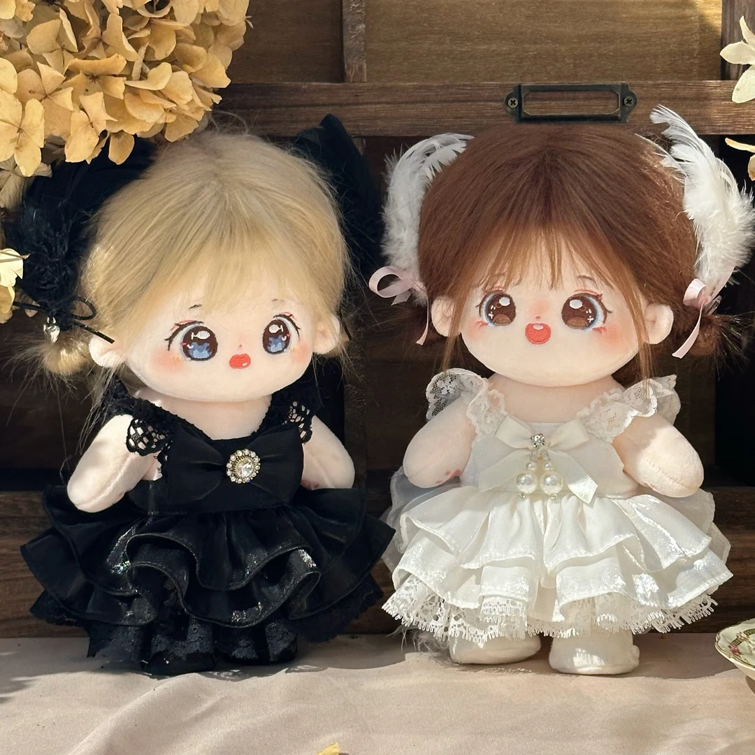 心动芭蕾系列-棉花娃娃娃衣20cm原创正版无属性 黑天鹅白天鹅换装