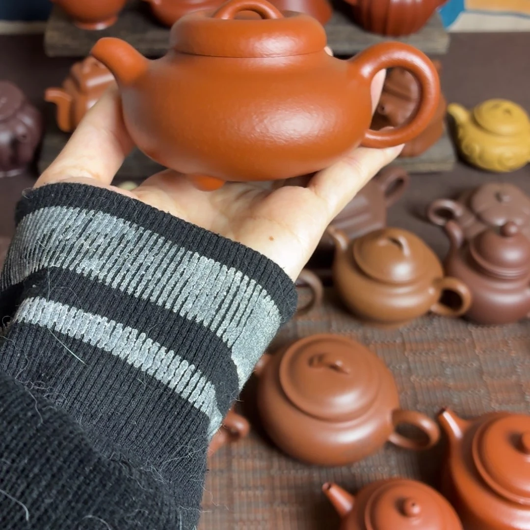 茶壶紫砂紫砂壶。瑕疵