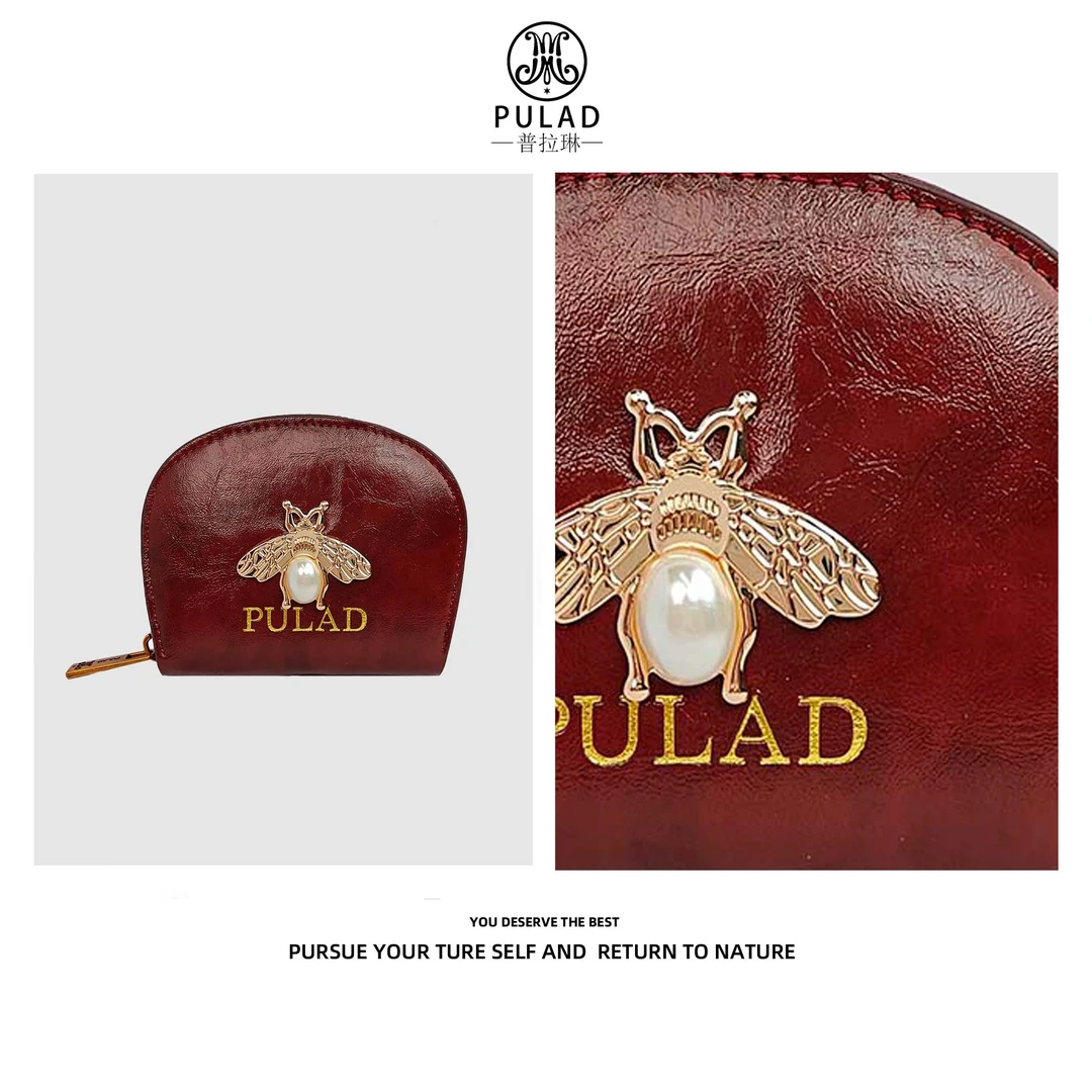 普拉琳【宠粉】春夏小蜜蜂新款便携时尚拉链卡包602