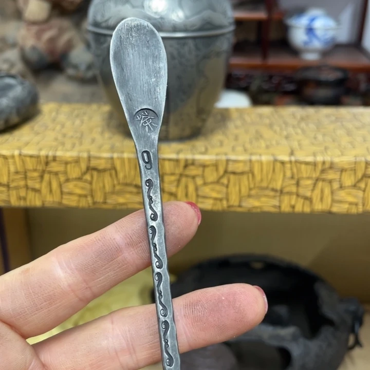 锡中古艺术品摆件