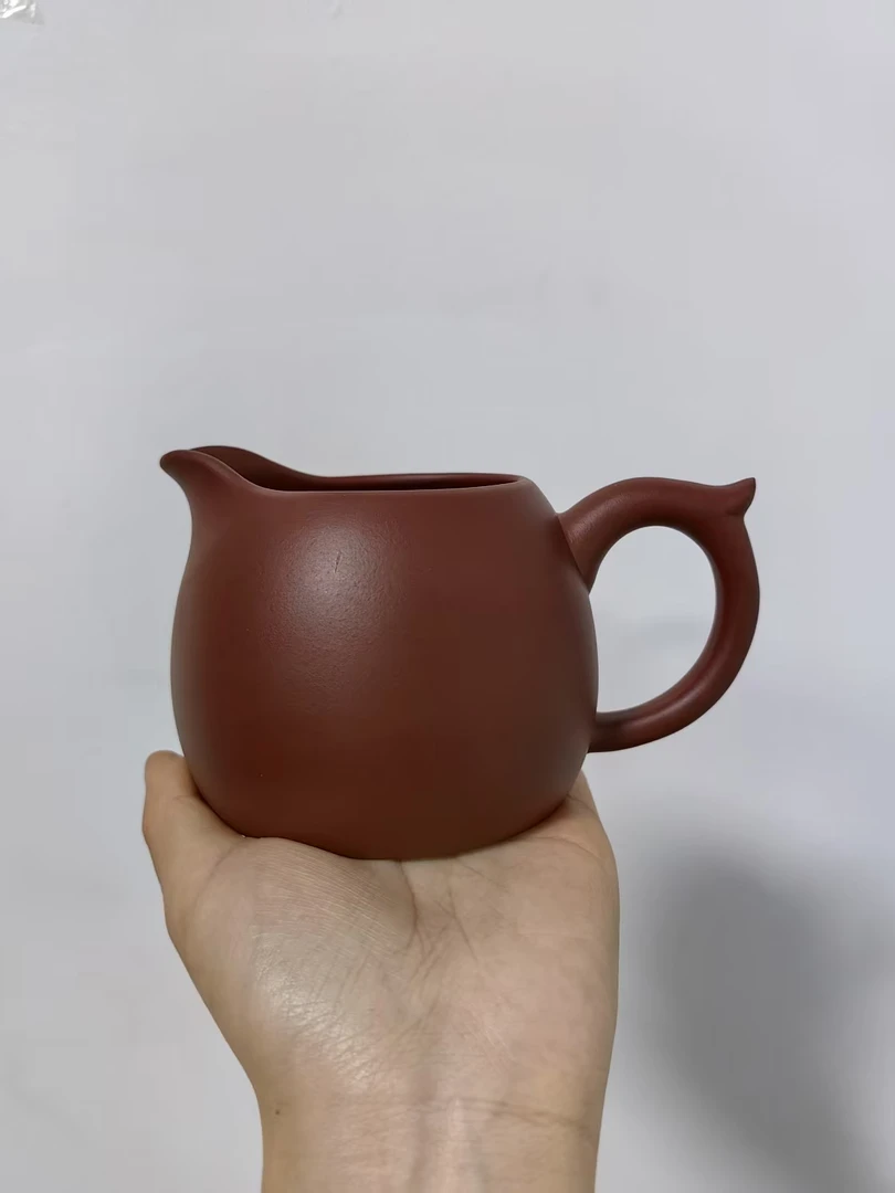 原矿紫砂红清水大公道杯310CC