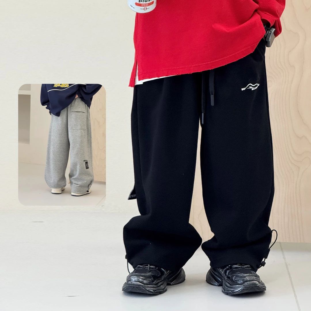 男童裤子2025春装新款休闲时尚中大童长裤儿童百搭运动裤潮61031