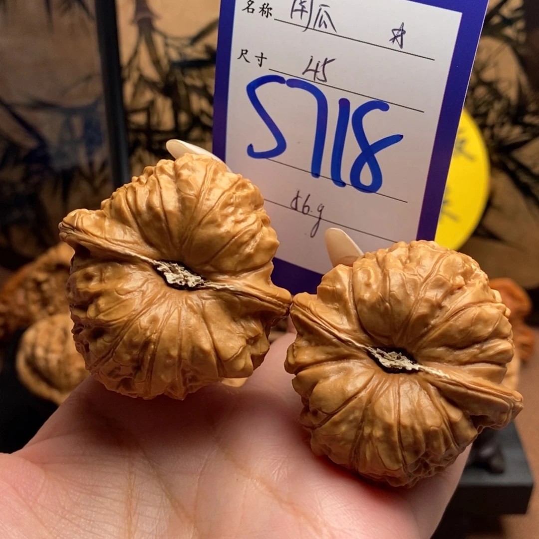 把件文玩核桃南瓜墩45