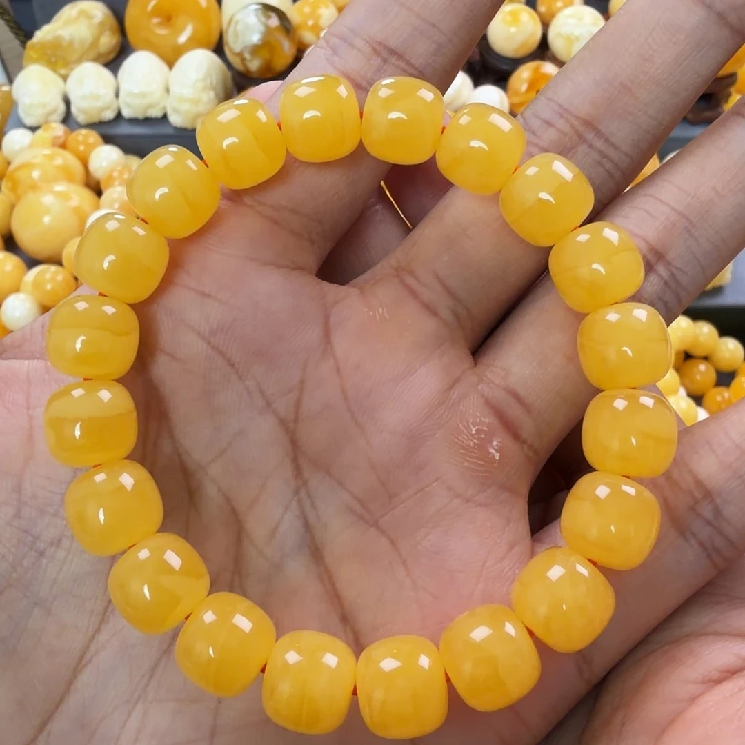 琥珀未镶嵌珠宝奇石11mm同料