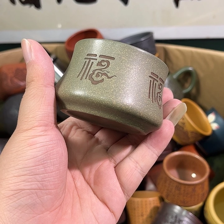 茶杯紫砂全手工紫砂主人杯