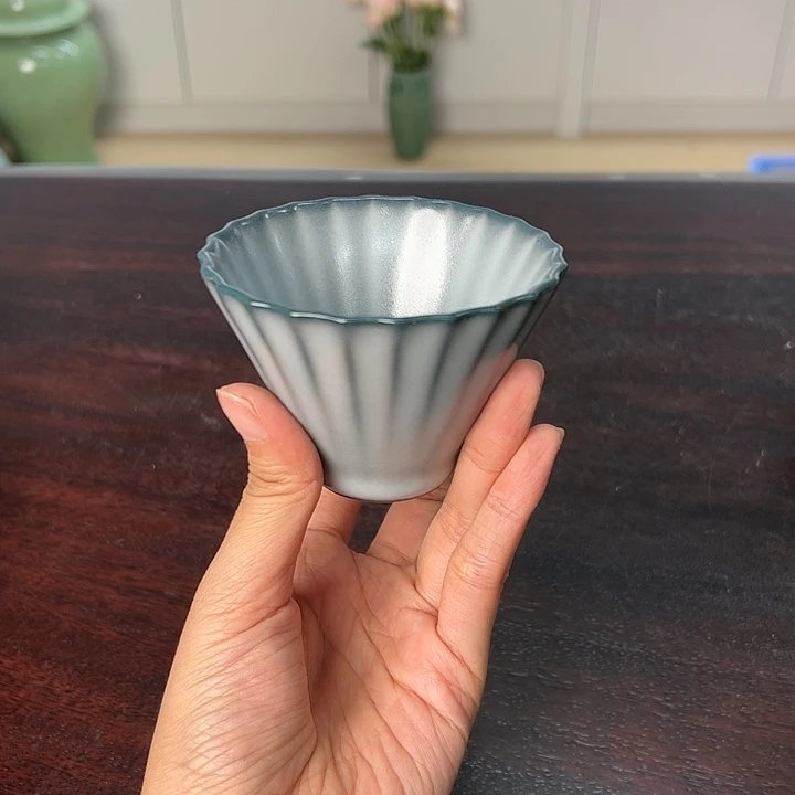 龙泉云间青瓷小米茶器