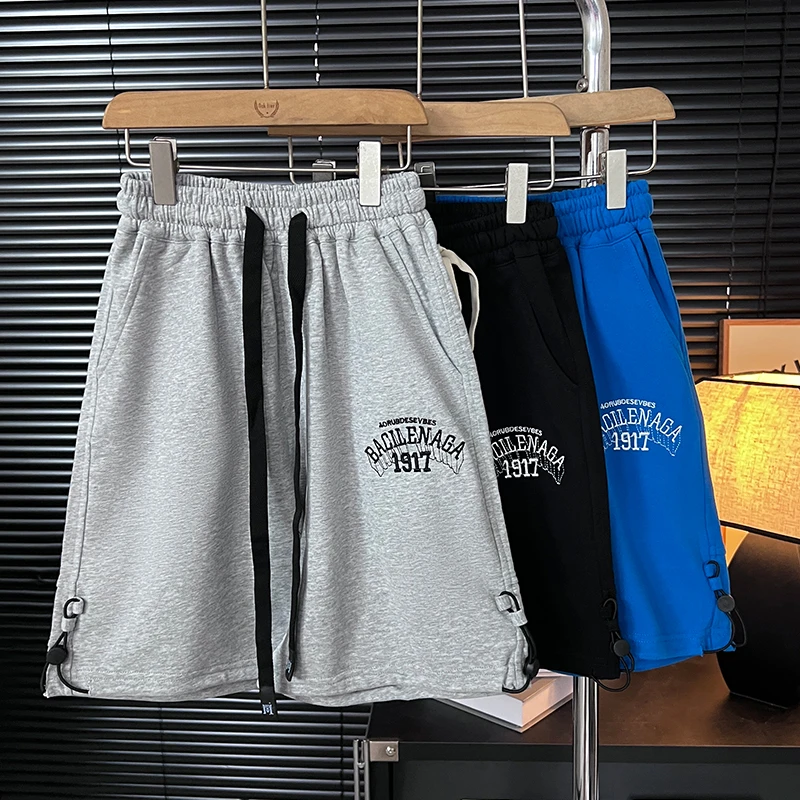 男童运动短裤2024新款宽松儿童夏季大童五分裤休闲外穿潮牌中裤