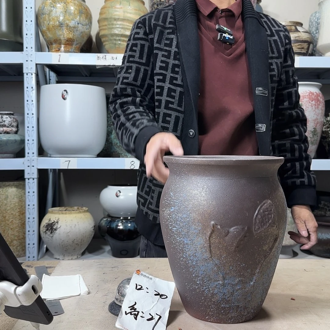 20@27 紫砂花盆尺寸