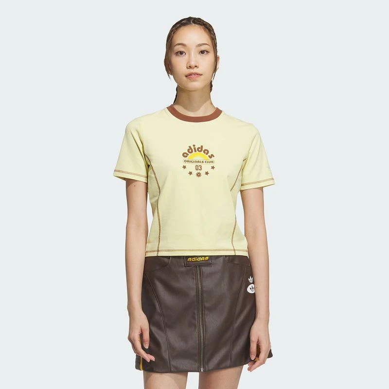 阿迪达斯 （adidas）女子SC BABY GFX TEE休闲时尚T恤短袖JX6571