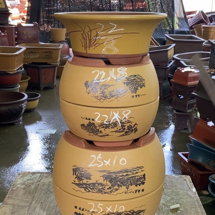 紫砂花盆紫砂紫砂