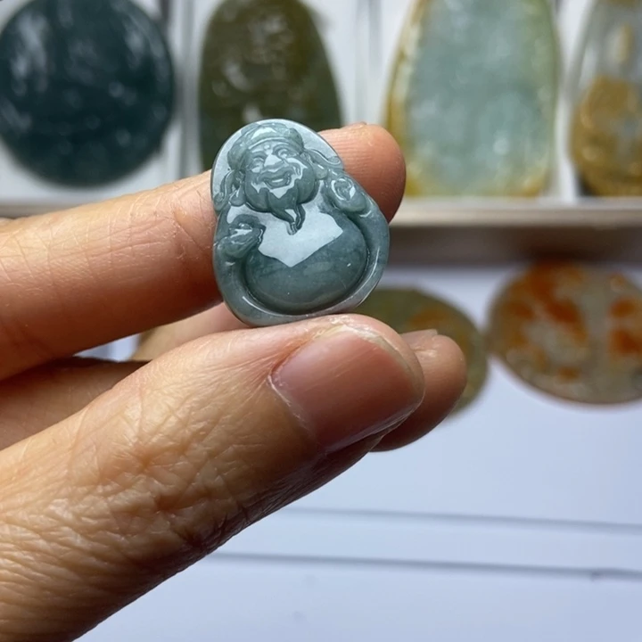 翡翠未镶嵌挂件翡翠