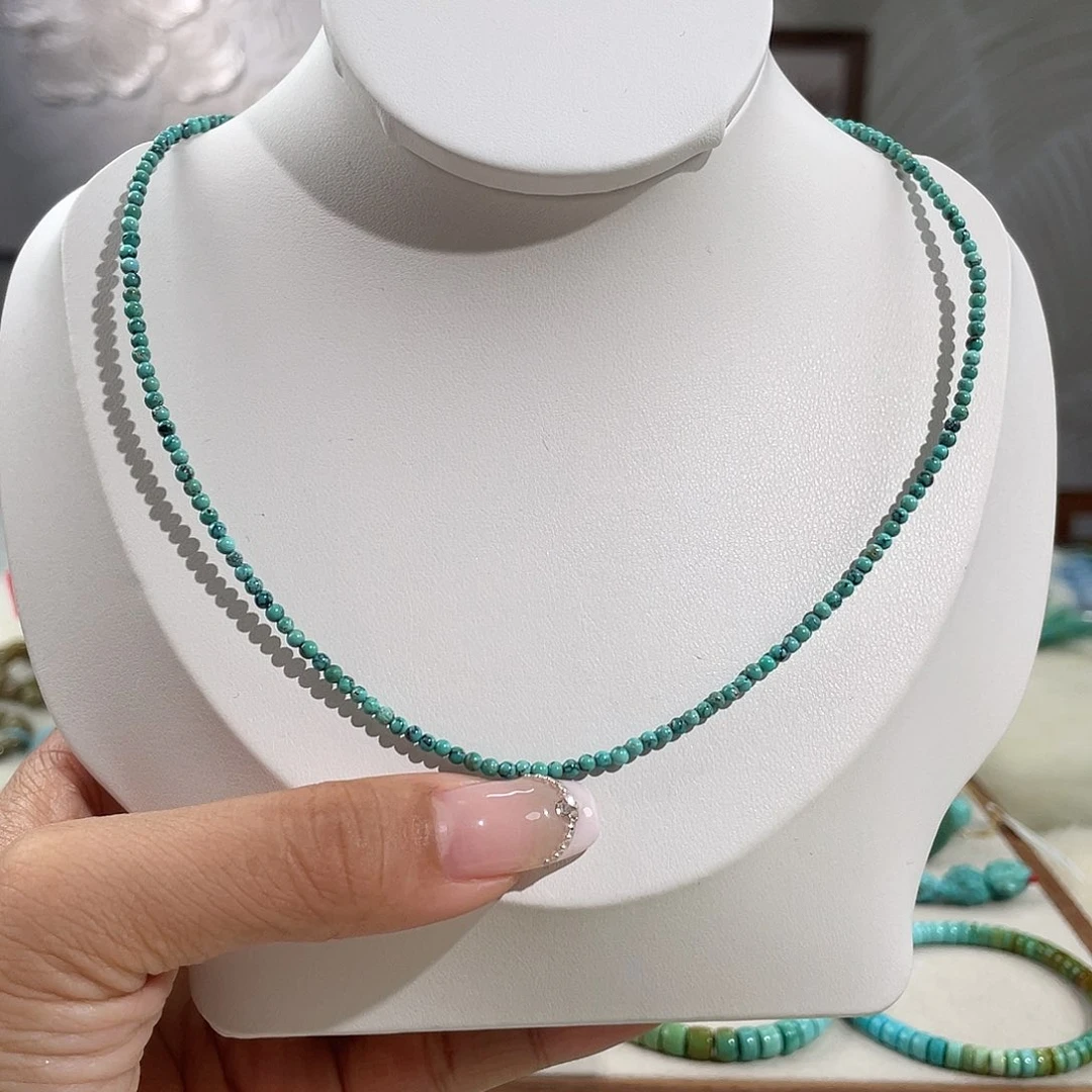 绿松石未镶嵌锁骨