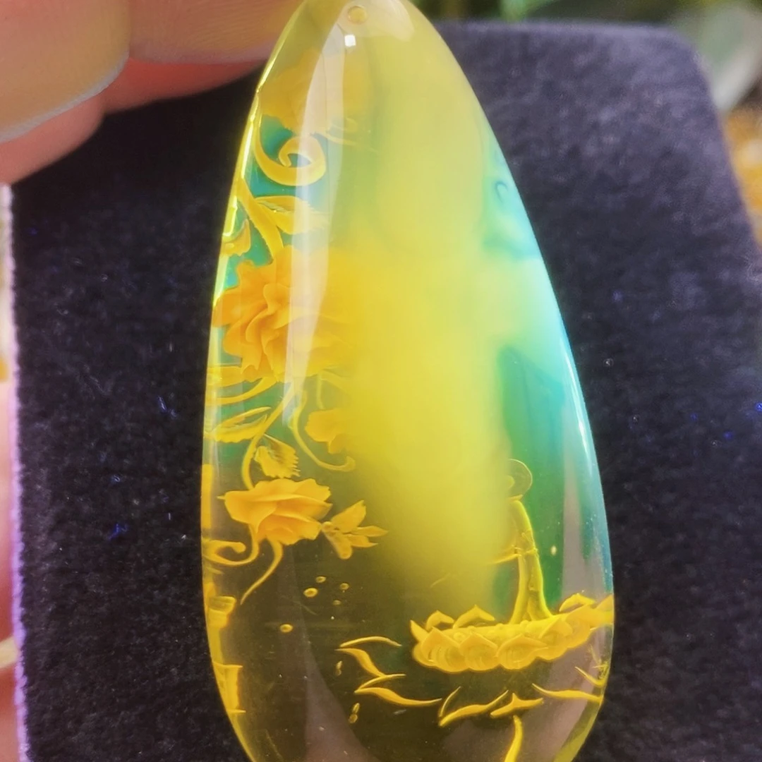 【闪购商品】金珀吊坠(不含链)未镶嵌