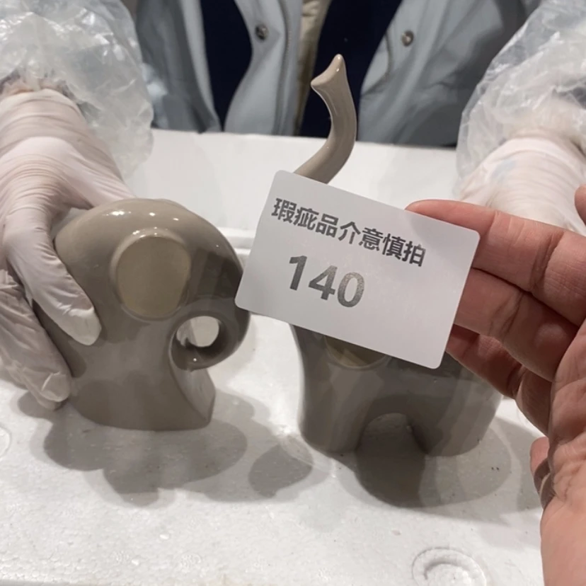 【闪购商品】摆件晒***猫陶瓷摆件瑕疵特卖