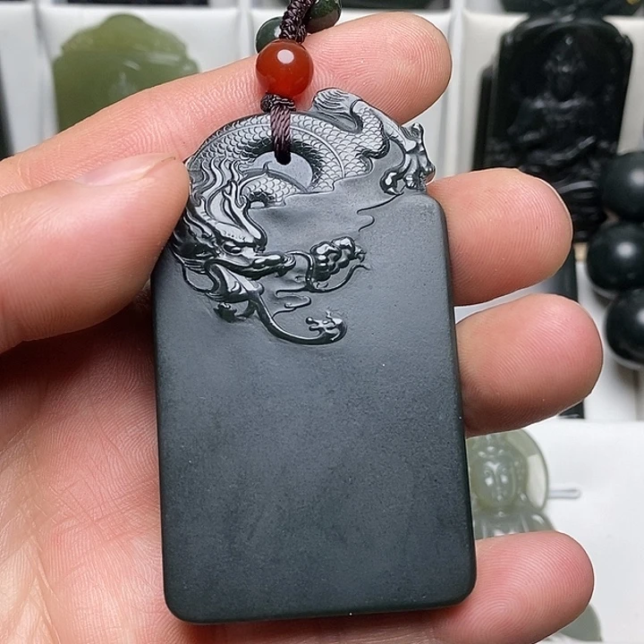 和田玉（青玉）未镶嵌颈饰