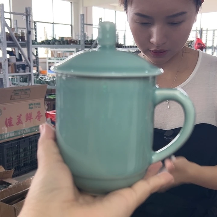 龙泉云间青瓷小米茶器