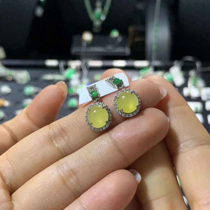 银S925镶嵌戒指翡翠