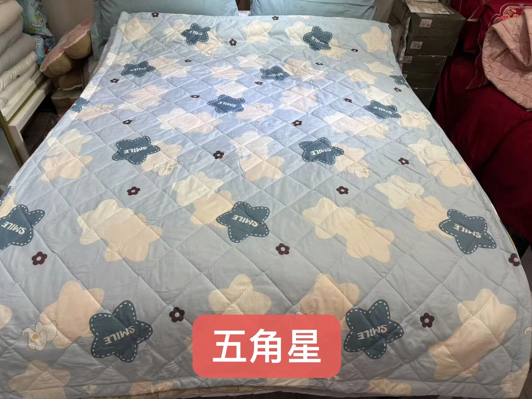 亲肤凉感夏凉被单人空调被学生宿舍机洗绗缝透气