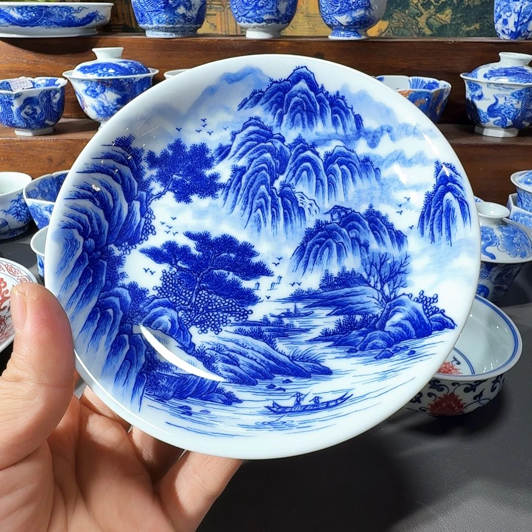 墨***雕泥塑壶承手工手绘