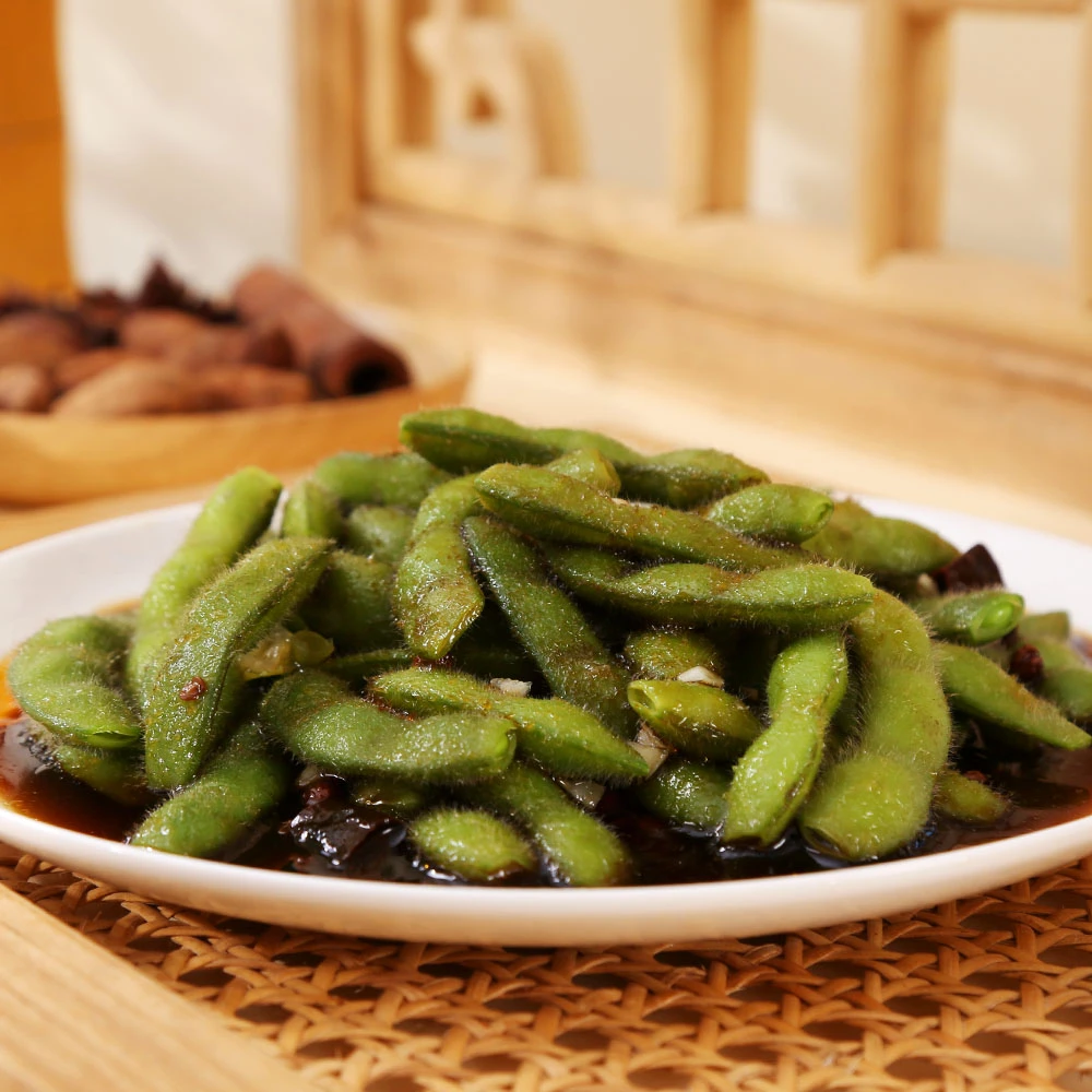 酱汁毛豆开袋即食卤味熟食下酒菜解馋夜宵凉拌200g*4盒