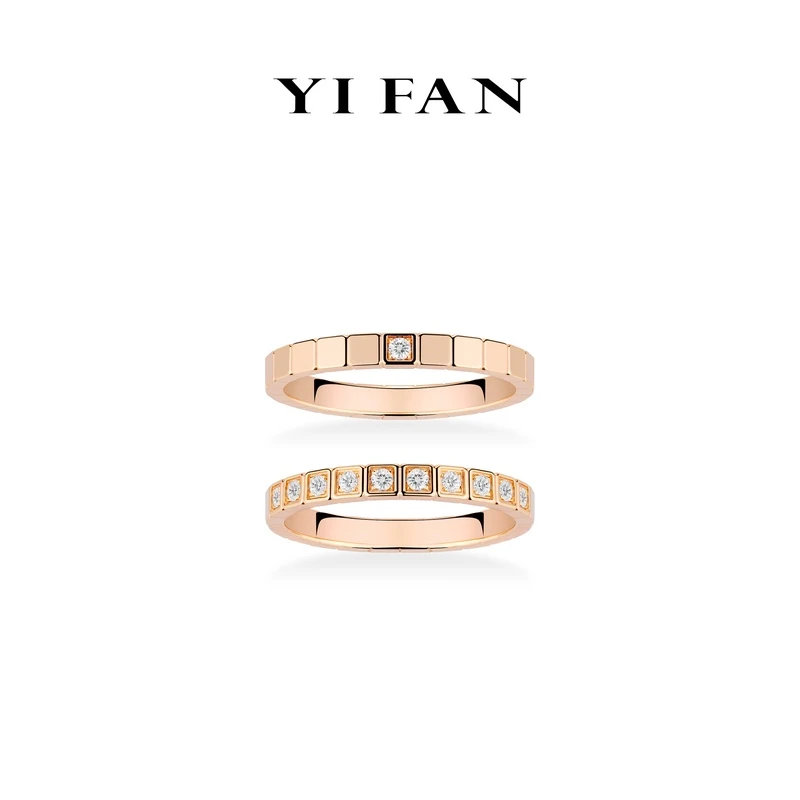 925银合成锆石戒指 1777-玫金色小冰糖豪镶百搭情侣对戒戒指