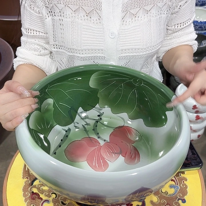 瓷片口径32厘米 高度14厘米