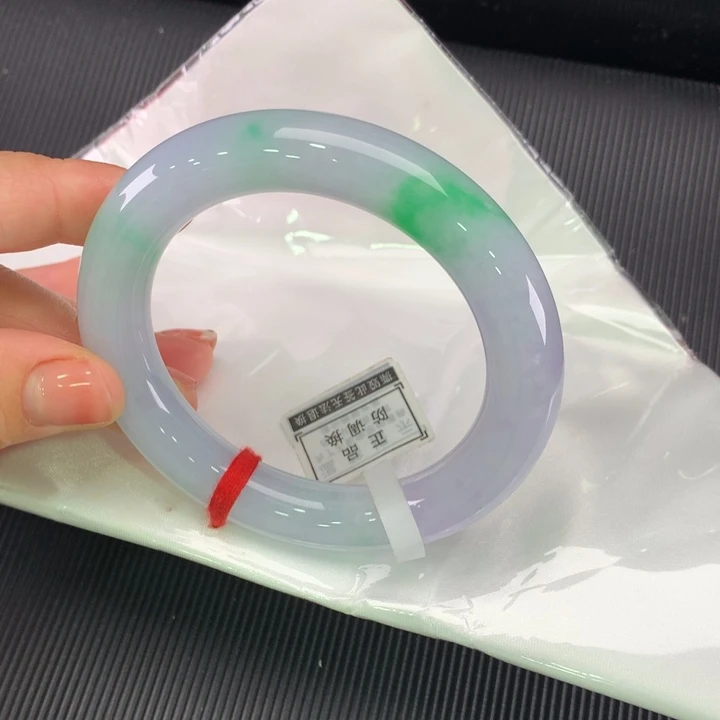 未镶嵌手镯翡翠圆条56.5