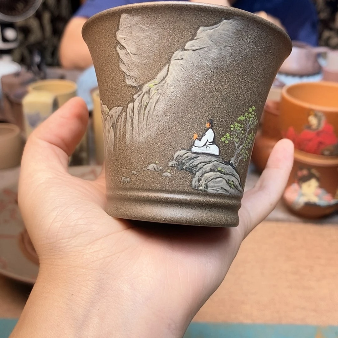 茶杯紫砂宜兴紫砂杯