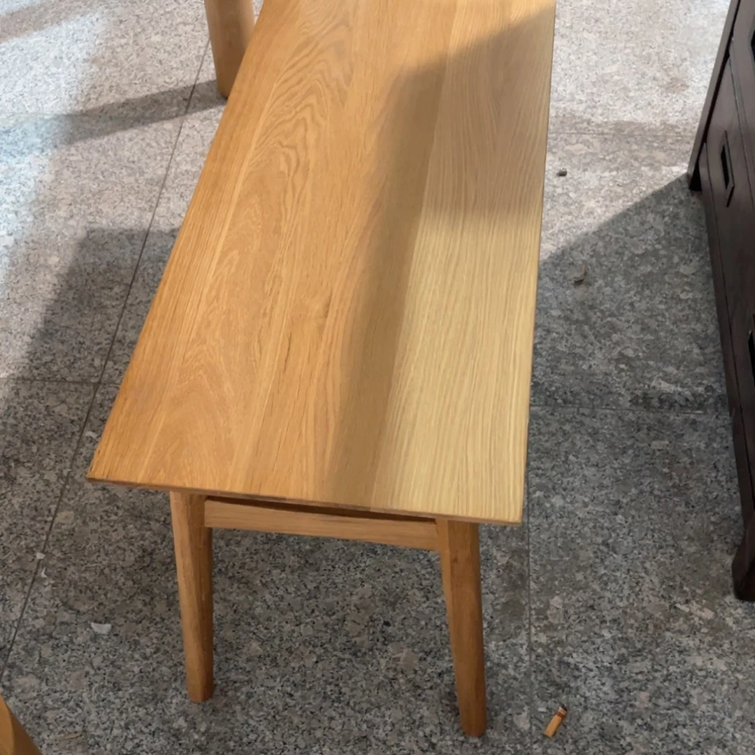 木白橡木长条凳1米