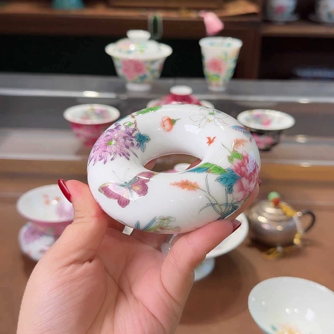 珐琅彩主人给茶具做