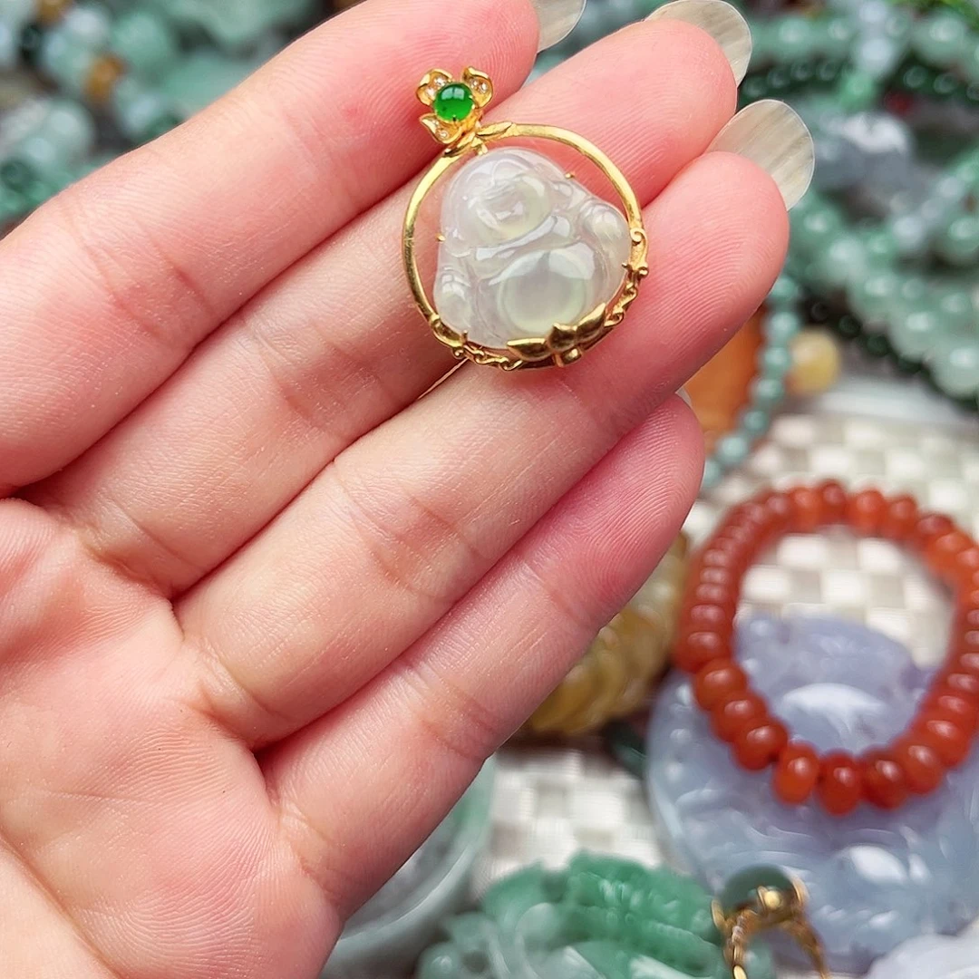 未镶嵌挂件翡翠翡翠