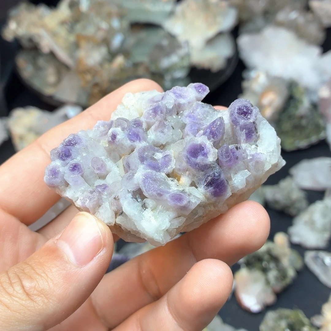 石材紫罗兰水晶哦