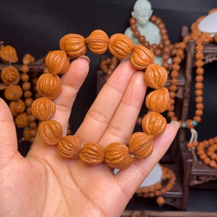 桃核手串佛手手串