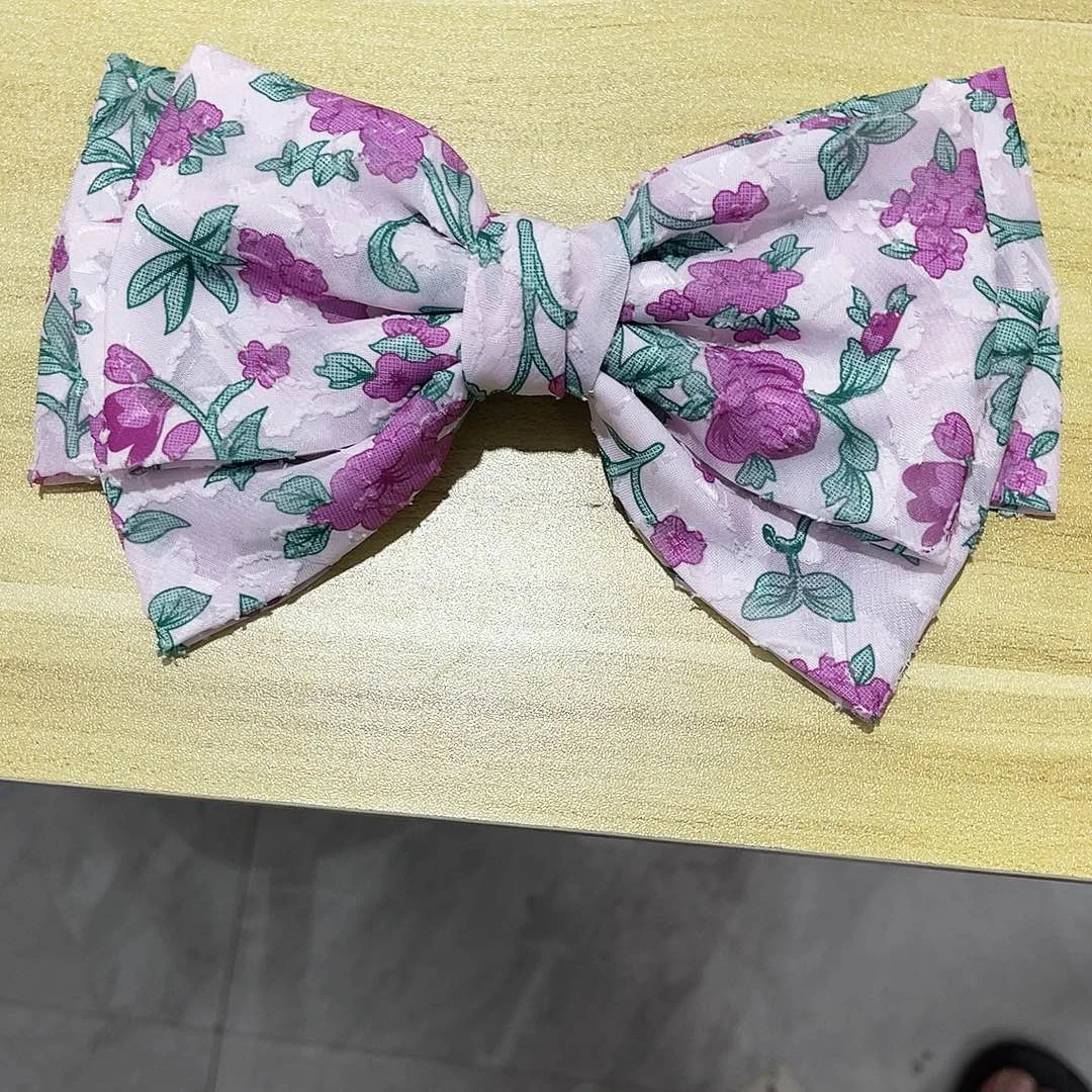 布艺铁合金蝴蝶结发夹