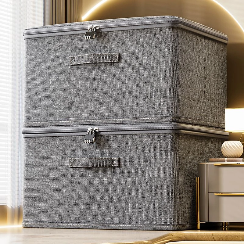 带密码锁收纳箱家用箱子收纳盒零食玩具衣服收纳整理箱上锁储物箱